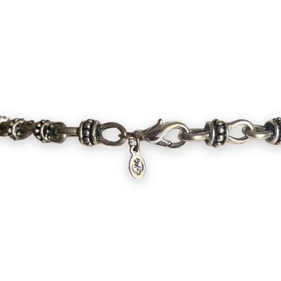 Premier Designs Two Tone Silver Black Statement Neckline Costume Jewelry - Picture 7 of 8